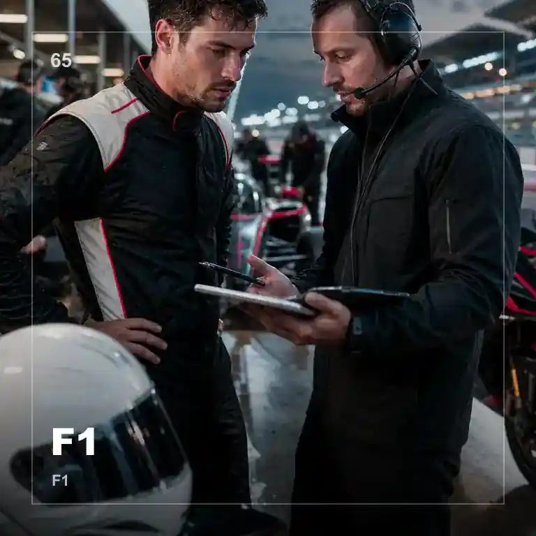 F1赛车红牛车队比赛画面